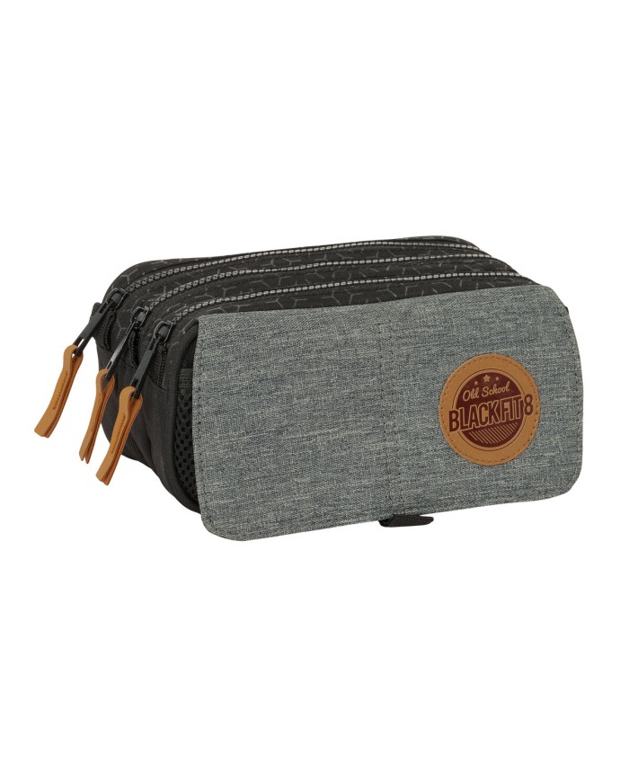 Necessaire BlackFit8 Old school Nero Grigio 21,5 x 10 x 8 cm
