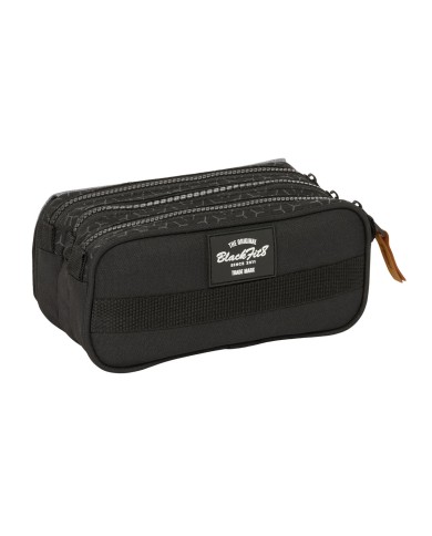 Necessaire BlackFit8 Old school Nero Grigio 21,5 x 10 x 8 cm Necessaire BlackFit8 Old school Nero Grigio 21,5 x 10 x 8 cm