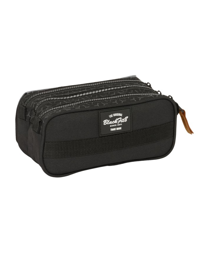 Necessaire BlackFit8 Old school Nero Grigio 21,5 x 10 x 8 cm