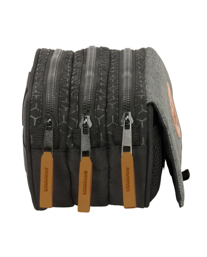 Necessaire BlackFit8 Old school Nero Grigio 21,5 x 10 x 8 cm