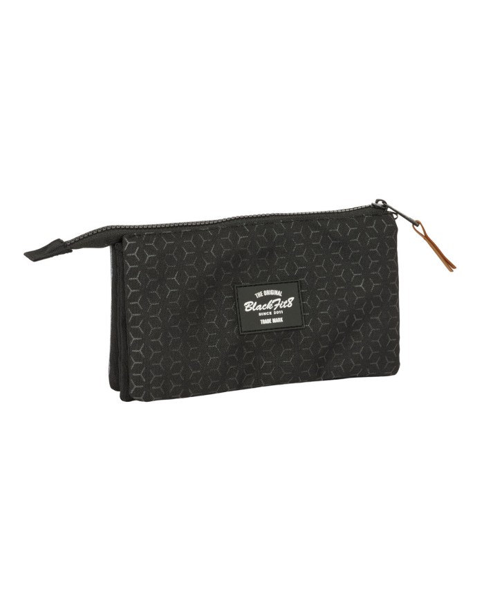 Necessaire BlackFit8 Old school Nero Grigio 22 x 12 x 3 cm