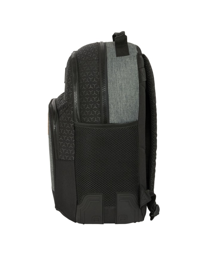 Zaino Scuola BlackFit8 Old school Nero Grigio 32 x 42 x 15 cm Zaino Scuola BlackFit8 Old school Nero Grigio 32 x 42 x 15 cm