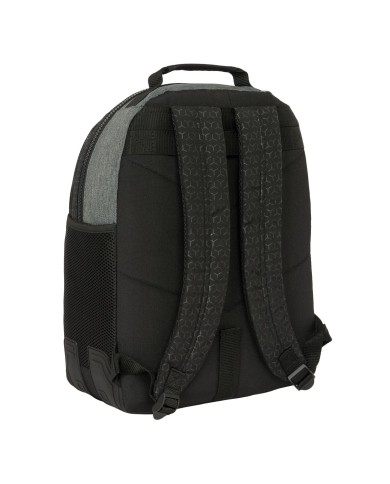 Zaino Scuola BlackFit8 Old school Nero Grigio 32 x 42 x 15 cm Zaino Scuola BlackFit8 Old school Nero Grigio 32 x 42 x 15 cm