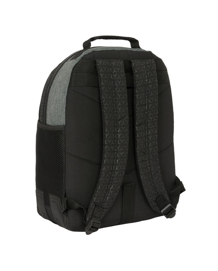 Zaino Scuola BlackFit8 Old school Nero Grigio 32 x 42 x 15 cm Zaino Scuola BlackFit8 Old school Nero Grigio 32 x 42 x 15 cm
