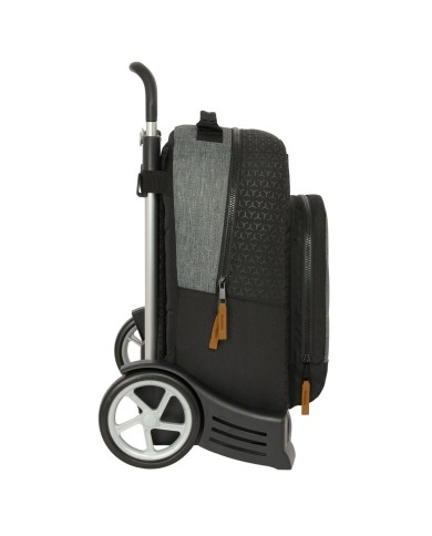 Trolley per la Scuola BlackFit8 Old school Nero Grigio 32 x 42 x 15 cm Trolley per la Scuola BlackFit8 Old school Nero Grigio 32 x 42 x 15 cm