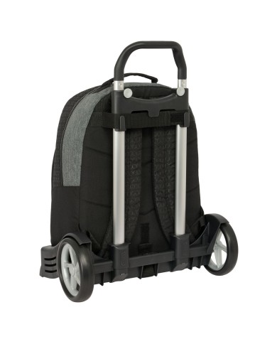 Trolley per la Scuola BlackFit8 Old school Nero Grigio 32 x 42 x 15 cm Trolley per la Scuola BlackFit8 Old school Nero Grigio 32 x 42 x 15 cm