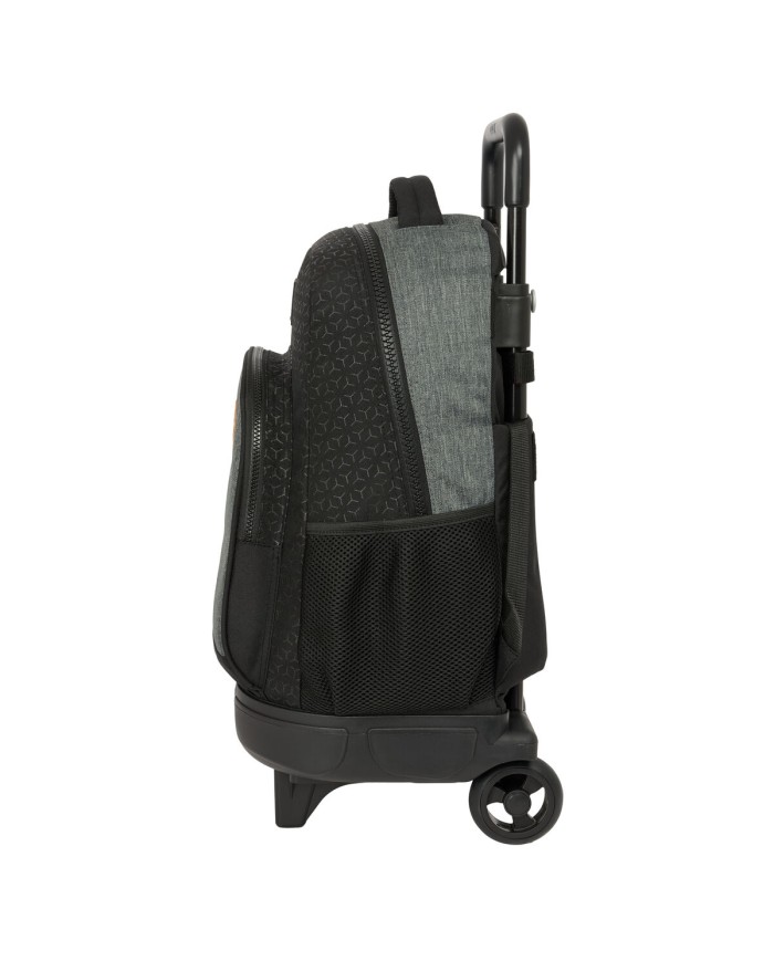 Trolley per la Scuola BlackFit8 Old school Nero Grigio 33 x 45 x 22 cm Trolley per la Scuola BlackFit8 Old school Nero Grigio 33 x 45 x 22 cm