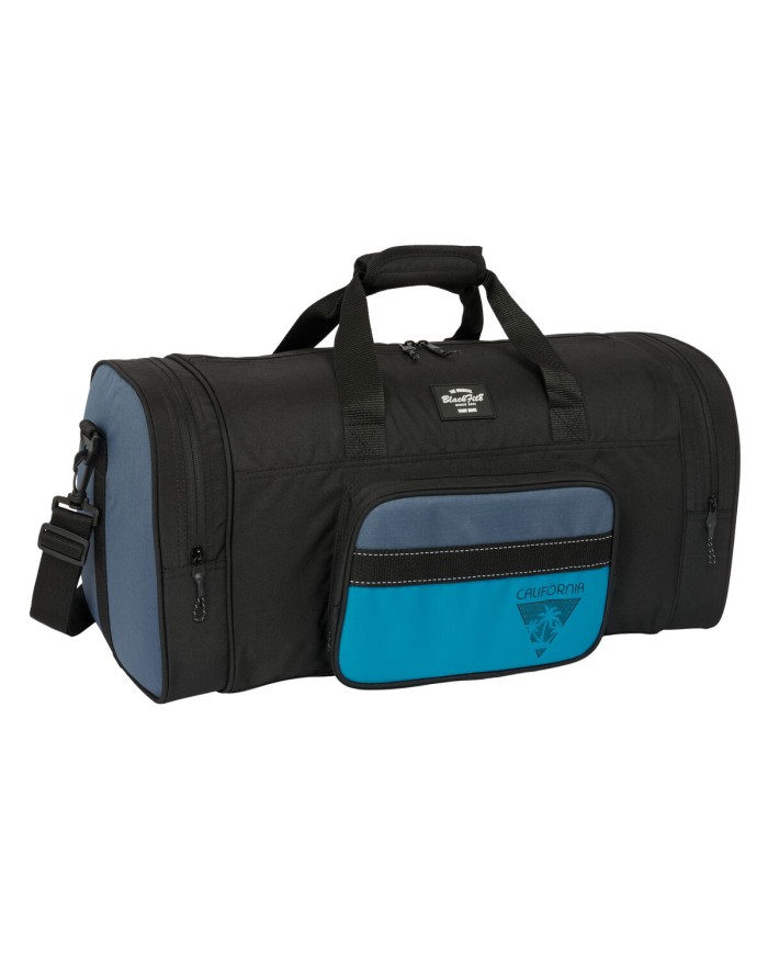 Borsa da Palestra BlackFit8 California Azzurro Nero 55 x 26 x 27 cm