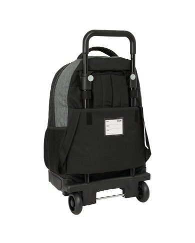 Trolley per la Scuola BlackFit8 Old school Nero Grigio 33 x 45 x 22 cm Trolley per la Scuola BlackFit8 Old school Nero Grigio 33 x 45 x 22 cm