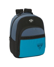 Zaino Scuola BlackFit8 California Azzurro Nero 32 x 42 x 15 cm Zaino Scuola BlackFit8 California Azzurro Nero 32 x 42 x 15 cm