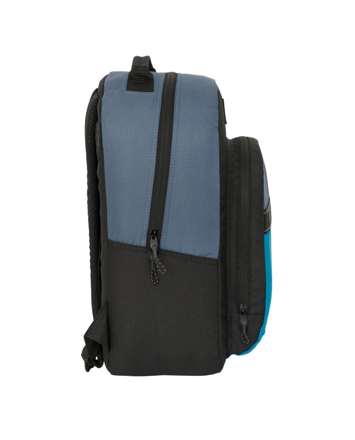 Zaino Scuola BlackFit8 California Azzurro Nero 32 x 42 x 15 cm Zaino Scuola BlackFit8 California Azzurro Nero 32 x 42 x 15 cm
