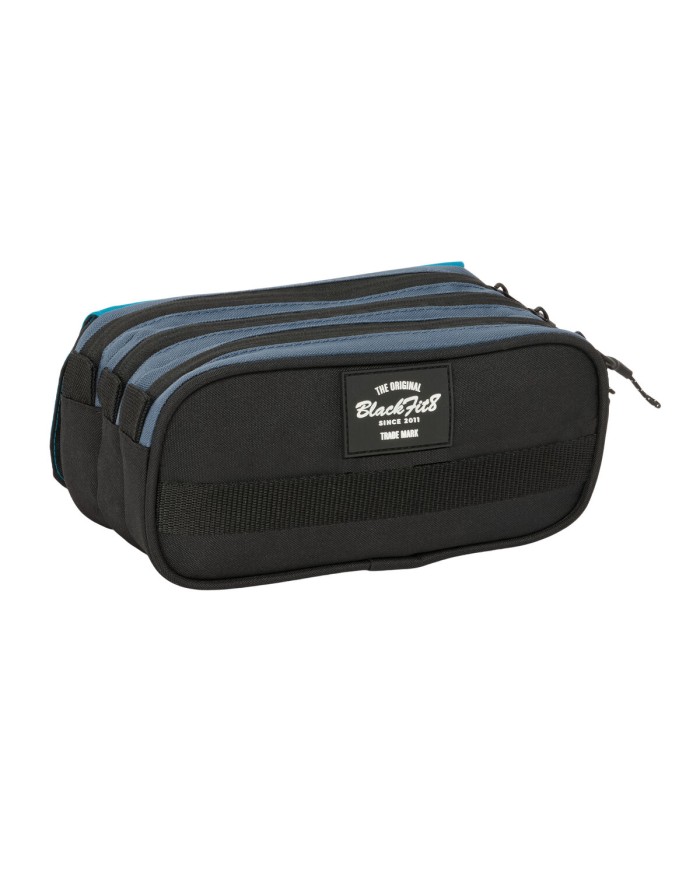 Necessaire BlackFit8 California Azzurro Nero 21,5 x 10 x 8 cm