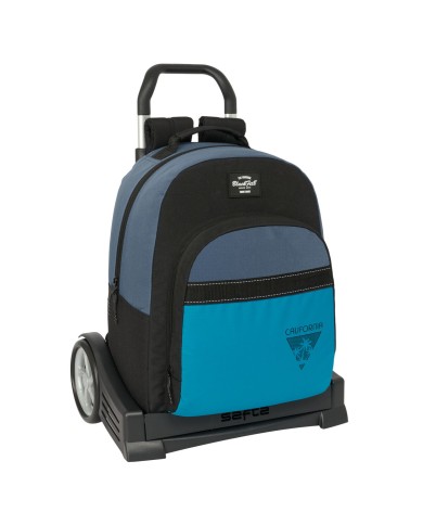 Trolley per la Scuola BlackFit8 California Azzurro Nero 32 x 42 x 15 cm Trolley per la Scuola BlackFit8 California Azzurro Nero 32 x 42 x 15 cm