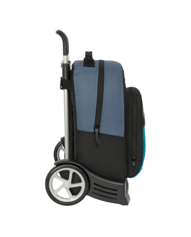 Trolley per la Scuola BlackFit8 California Azzurro Nero 32 x 42 x 15 cm Trolley per la Scuola BlackFit8 California Azzurro Nero 32 x 42 x 15 cm
