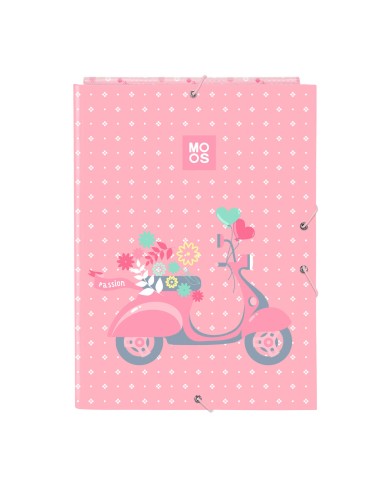 Raccoglitore ad anelli Moos Passion Multicolore A4 26 x 33.5 x 2.5 cm