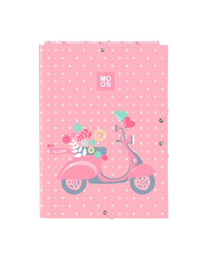 Raccoglitore ad anelli Moos Passion Multicolore A4 26 x 33.5 x 2.5 cm Raccoglitore ad anelli Moos Passion Multicolore A4 26 x 33.5 x 2.5 cm