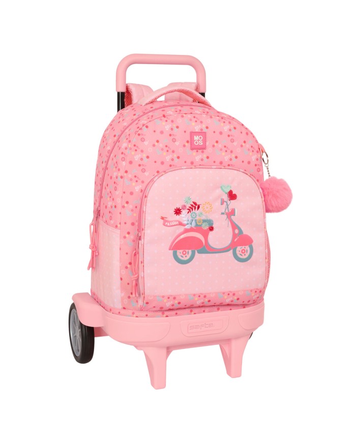Trolley per la Scuola Moos Passion Multicolore 33 x 45 x 22 cm Trolley per la Scuola Moos Passion Multicolore 33 x 45 x 22 cm