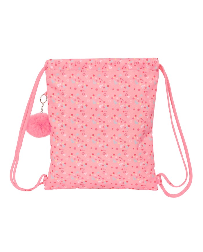 Zainetto con Cordini Moos Passion Multicolore 35 x 40 x 1 cm Zainetto con Cordini Moos Passion Multicolore 35 x 40 x 1 cm