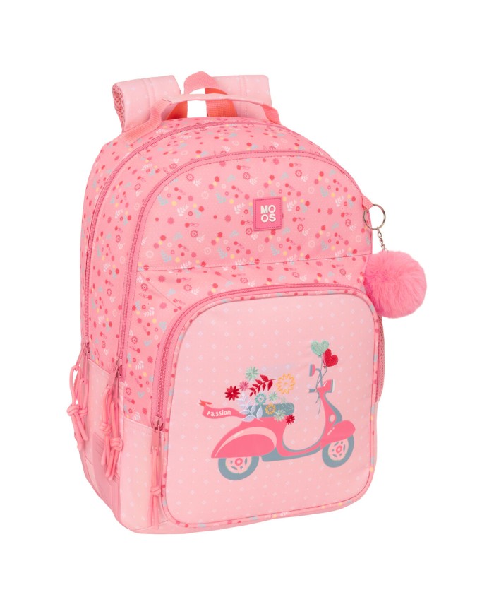 Zaino Scuola Moos Passion Multicolore 32 x 42 x 15 cm Zaino Scuola Moos Passion Multicolore 32 x 42 x 15 cm