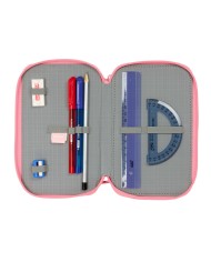 Astuccio per la Scuola con Accessori Moos Passion Multicolore 12,5 x 19,5 x 5,5 cm 37 Pezzi