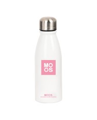Bottiglia d'acqua Moos Passion Multicolore Poliestere Metallo Riciclato 500 ml Bottiglia d'acqua Moos Passion Multicolore Poliestere Metallo Riciclato 500 ml