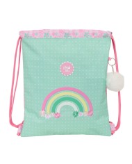 Zainetto con Cordini Moos Passion Multicolore 35 x 40 x 1 cm Zainetto con Cordini Moos Passion Multicolore 35 x 40 x 1 cm