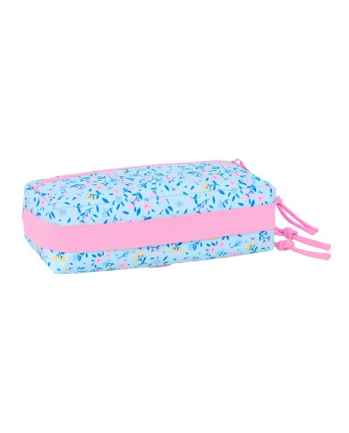 Necessaire Vicky Martín Berrocal Paraíso Rosa Azzurro Chiaro 22 x 8,5 x 6 cm Necessaire Vicky Martín Berrocal Paraíso Rosa Azzurro Chiaro 22 x 8,5 x 6 cm