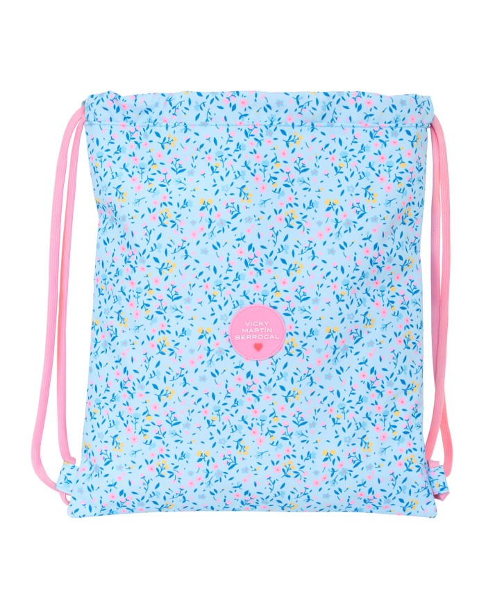 Zainetto con Cordini Vicky Martín Berrocal Paraíso Azzurro Rosa 35 x 40 x 1 cm Zainetto con Cordini Vicky Martín Berrocal Paraíso Azzurro Rosa 35 x 40 x 1 cm