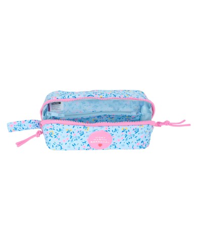 Necessaire Vicky Martín Berrocal Paraíso Rosa Azzurro Chiaro 20 x 8 x 8 cm Necessaire Vicky Martín Berrocal Paraíso Rosa Azzurro Chiaro 20 x 8 x 8 cm