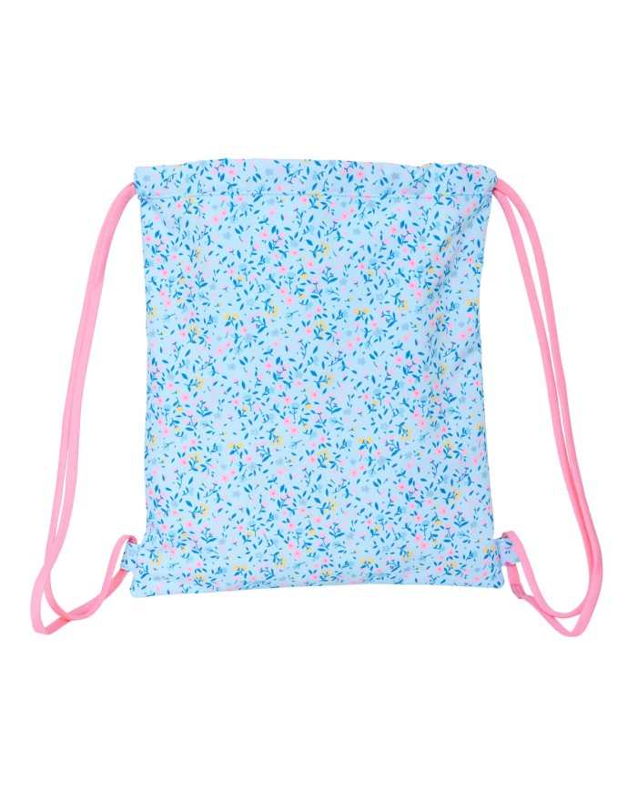 Zainetto con Cordini Vicky Martín Berrocal Paraíso Azzurro Rosa 35 x 40 x 1 cm Zainetto con Cordini Vicky Martín Berrocal Paraíso Azzurro Rosa 35 x 40 x 1 cm
