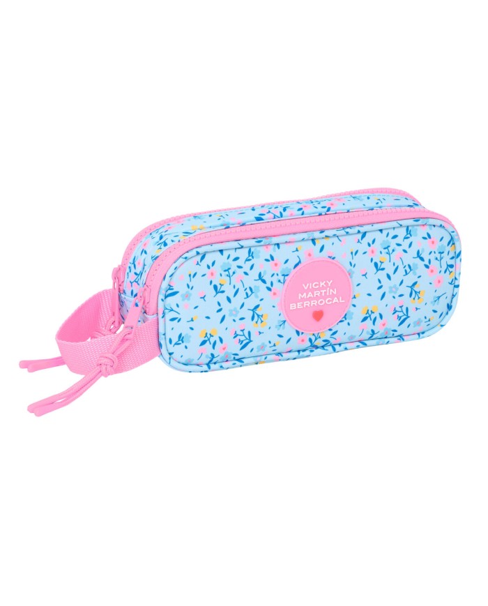 Portaoggetti Doppio Vicky Martín Berrocal Paraíso Rosa Azzurro Chiaro 21 x 8 x 6 cm Portaoggetti Doppio Vicky Martín Berrocal Paraíso Rosa Azzurro Chiaro 21 x 8 x 6 cm