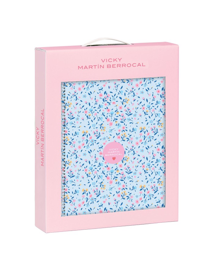 Set Regalo Vicky Martín Berrocal Paraíso Azzurro Rosa 2 Pezzi Set Regalo Vicky Martín Berrocal Paraíso Azzurro Rosa 2 Pezzi