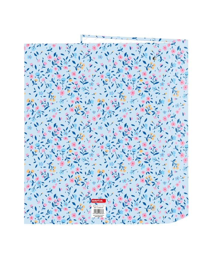 Raccoglitore ad anelli Vicky Martín Berrocal Paraíso Azzurro Rosa A4 27 x 33 x 6 cm Raccoglitore ad anelli Vicky Martín Berrocal Paraíso Azzurro Rosa A4 27 x 33 x 6 cm