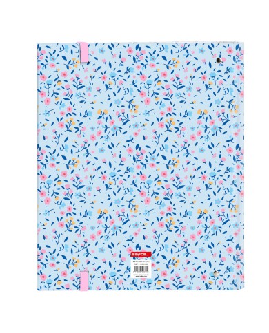 Raccoglitore ad anelli Vicky Martín Berrocal Paraíso Azzurro Rosa 27 x 32 x 3.5 cm