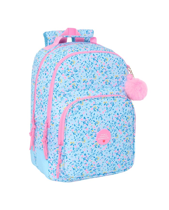 Zaino Scuola Vicky Martín Berrocal Paraíso Azzurro Rosa 32 x 42 x 15 cm Zaino Scuola Vicky Martín Berrocal Paraíso Azzurro Rosa 32 x 42 x 15 cm