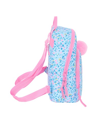 Zaino Casual Vicky Martín Berrocal Paraíso Rosa Azzurro Chiaro 25 x 30 x 13 cm