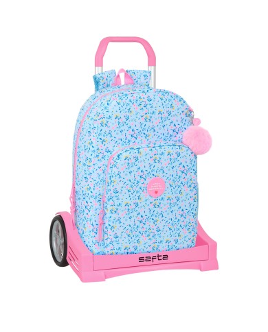 Trolley per la Scuola Vicky Martín Berrocal Paraíso Azzurro Rosa 30 x 46 x 14 cm Trolley per la Scuola Vicky Martín Berrocal Paraíso Azzurro Rosa 30 x 46 x 14 cm