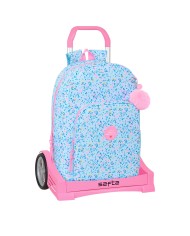 Zaino Scuola Vicky Martín Berrocal Paraíso Azzurro Rosa 32 x 42 x 15 cm Zaino Scuola Vicky Martín Berrocal Paraíso Azzurro Rosa 32 x 42 x 15 cm