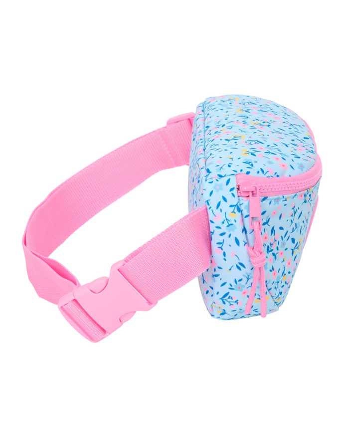 Marsupio Vicky Martín Berrocal Paraíso Rosa Azzurro Chiaro 23 x 14 x 9 cm