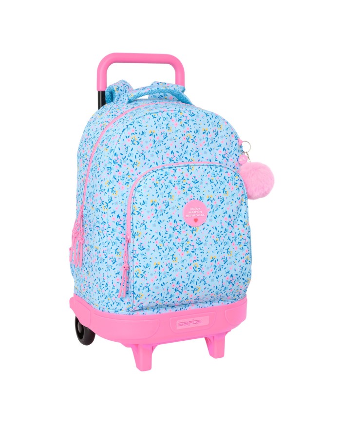 Trolley per la Scuola Vicky Martín Berrocal Paraíso Azzurro Rosa 33 x 45 x 22 cm Trolley per la Scuola Vicky Martín Berrocal Paraíso Azzurro Rosa 33 x 45 x 22 cm