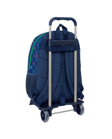 Trolley per la Scuola Benetton Damero Blu Marino 30 x 46 x 14 cm Trolley per la Scuola Benetton Damero Blu Marino 30 x 46 x 14 cm