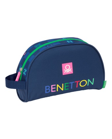 Necessaire da Viaggio Benetton Damero Blu Marino 28 x 18 x 10 cm Necessaire da Viaggio Benetton Damero Blu Marino 28 x 18 x 10 cm