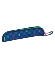 Portaflauto Benetton Damero Blu Marino 37 x 8 x 2 cm Portaflauto Benetton Damero Blu Marino 37 x 8 x 2 cm