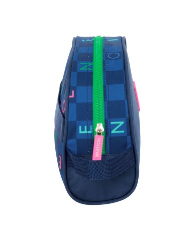 Necessaire da Viaggio Benetton Damero Blu Marino 28 x 18 x 10 cm Necessaire da Viaggio Benetton Damero Blu Marino 28 x 18 x 10 cm