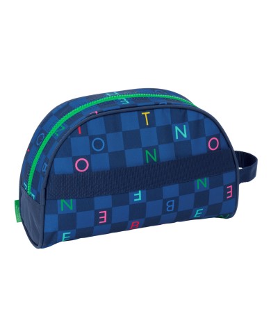 Necessaire da Viaggio Benetton Damero Blu Marino 28 x 18 x 10 cm Necessaire da Viaggio Benetton Damero Blu Marino 28 x 18 x 10 cm