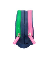 Portaoggetti Doppio Benetton Damero Blu Marino 21 x 8 x 6 cm Portaoggetti Doppio Benetton Damero Blu Marino 21 x 8 x 6 cm