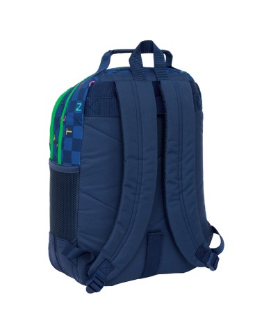 Zaino Scuola Benetton Damero Blu Marino 32 x 42 x 15 cm Zaino Scuola Benetton Damero Blu Marino 32 x 42 x 15 cm