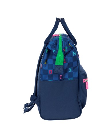 Zaino Scuola Benetton benetton Blu Marino 27 x 40 x 19 cm Zaino Scuola Benetton benetton Blu Marino 27 x 40 x 19 cm