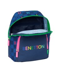 Zaino Benetton Damero Blu Marino 25 x 30 x 13 cm Zaino Benetton Damero Blu Marino 25 x 30 x 13 cm