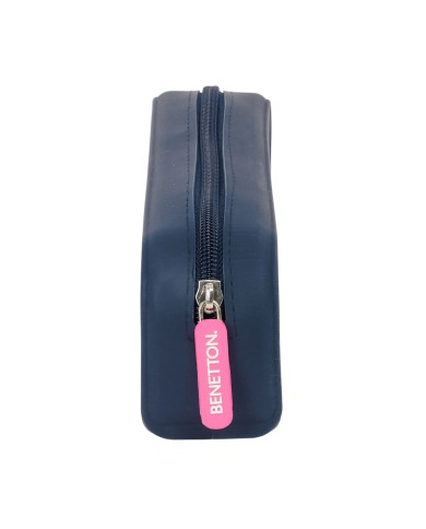 Necessaire Benetton Damero Blu Marino 18.5 x 7.5 x 5.5 cm Necessaire Benetton Damero Blu Marino 18.5 x 7.5 x 5.5 cm